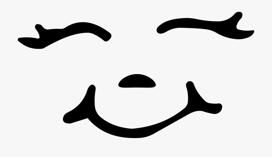 Simple Smiley Face Clipart Black And White No Background