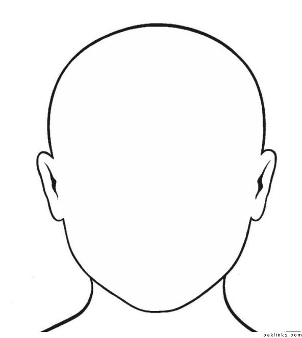 Blank person template.