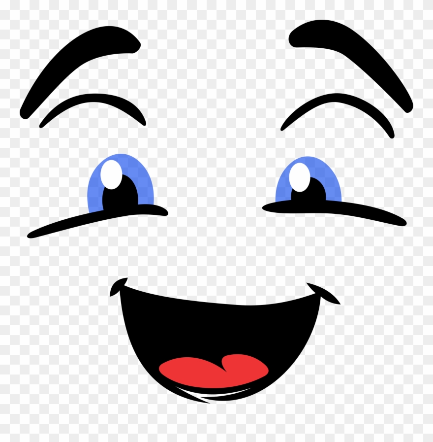 Large Happy Face Vector Clipart Clip Art