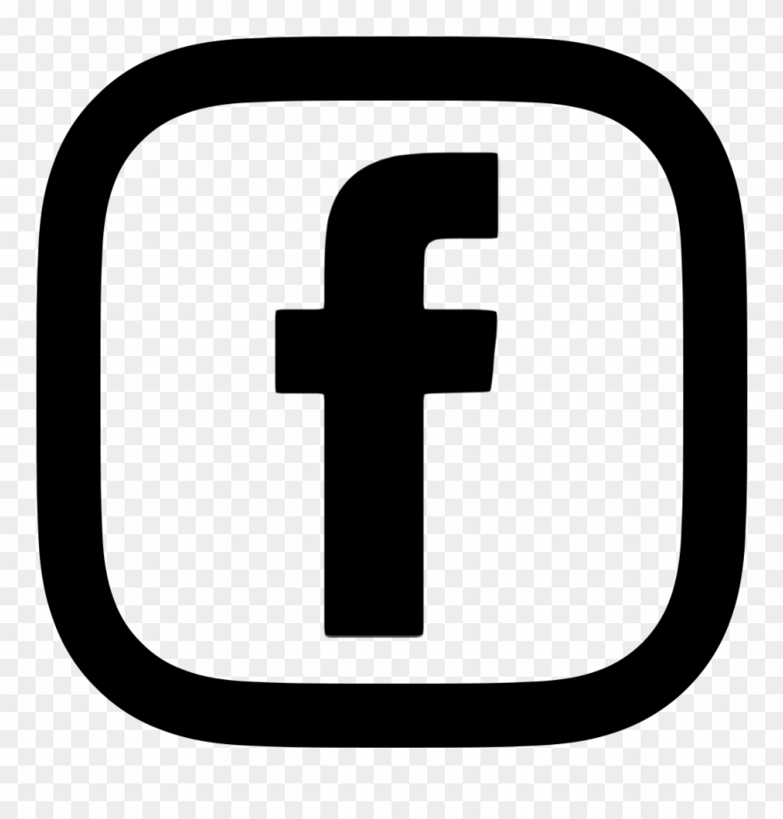 facebook logo clipart black