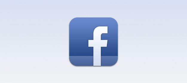 Facebook ios icon psd PSD file