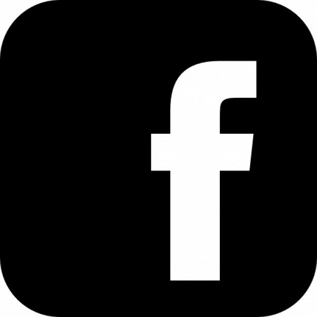 Facebook Icon Vector Black And White