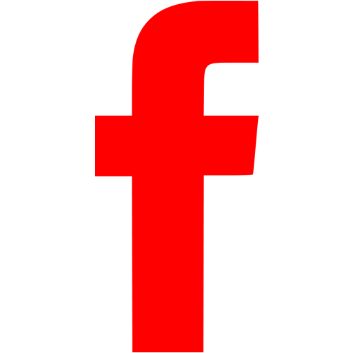 Red facebook icon
