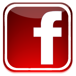 facebook logo clipart red