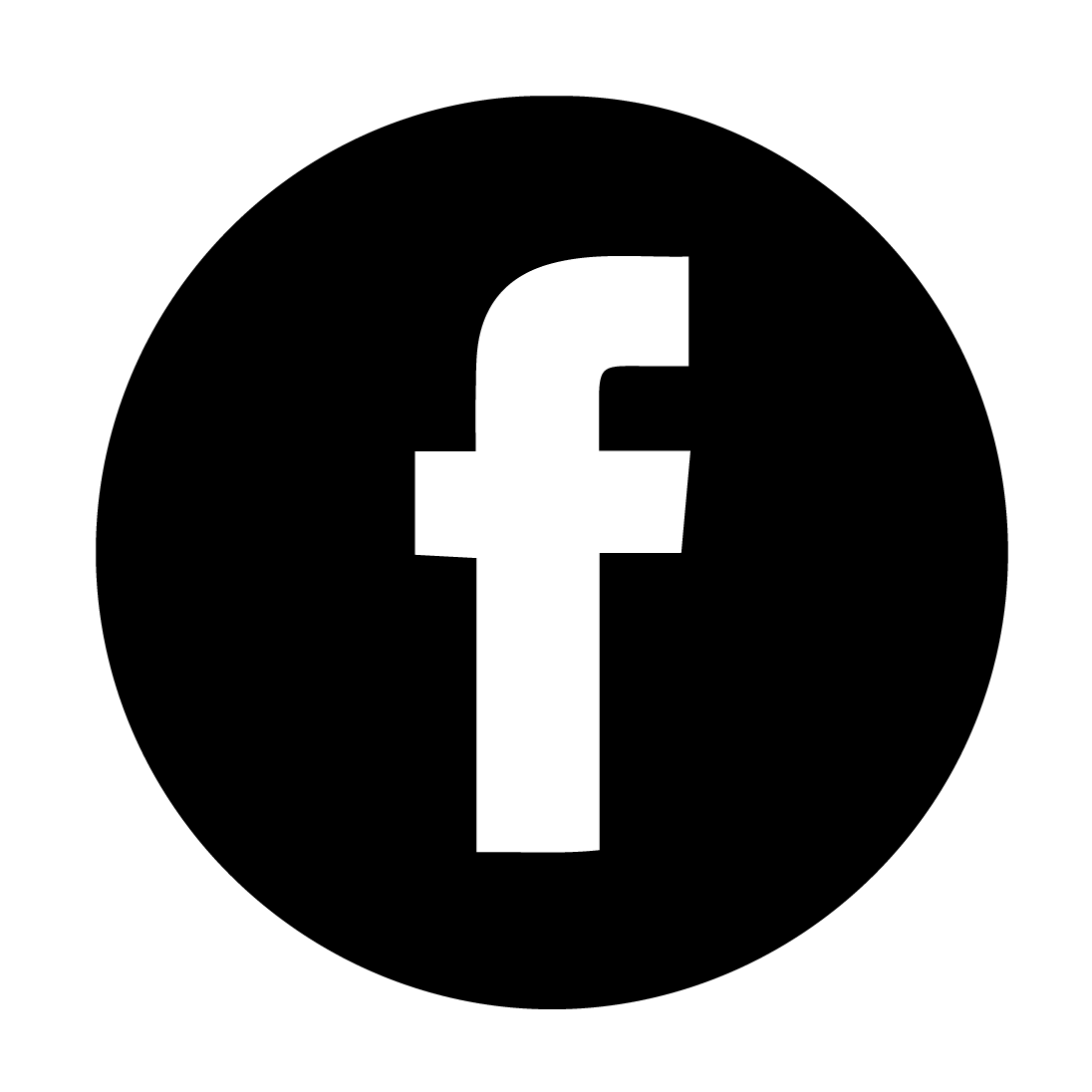 Facebook Black And White Logo