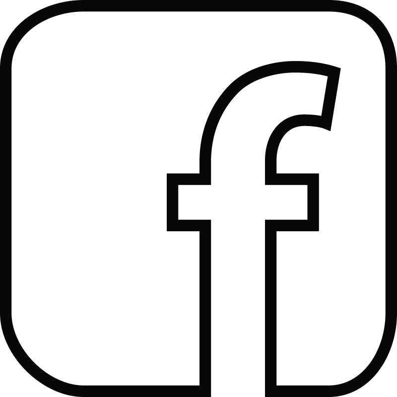 facebook logo clipart white