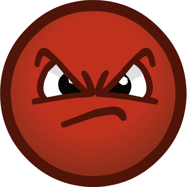 Angry faces clipart.