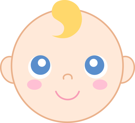 Cute Baby Face Clipart