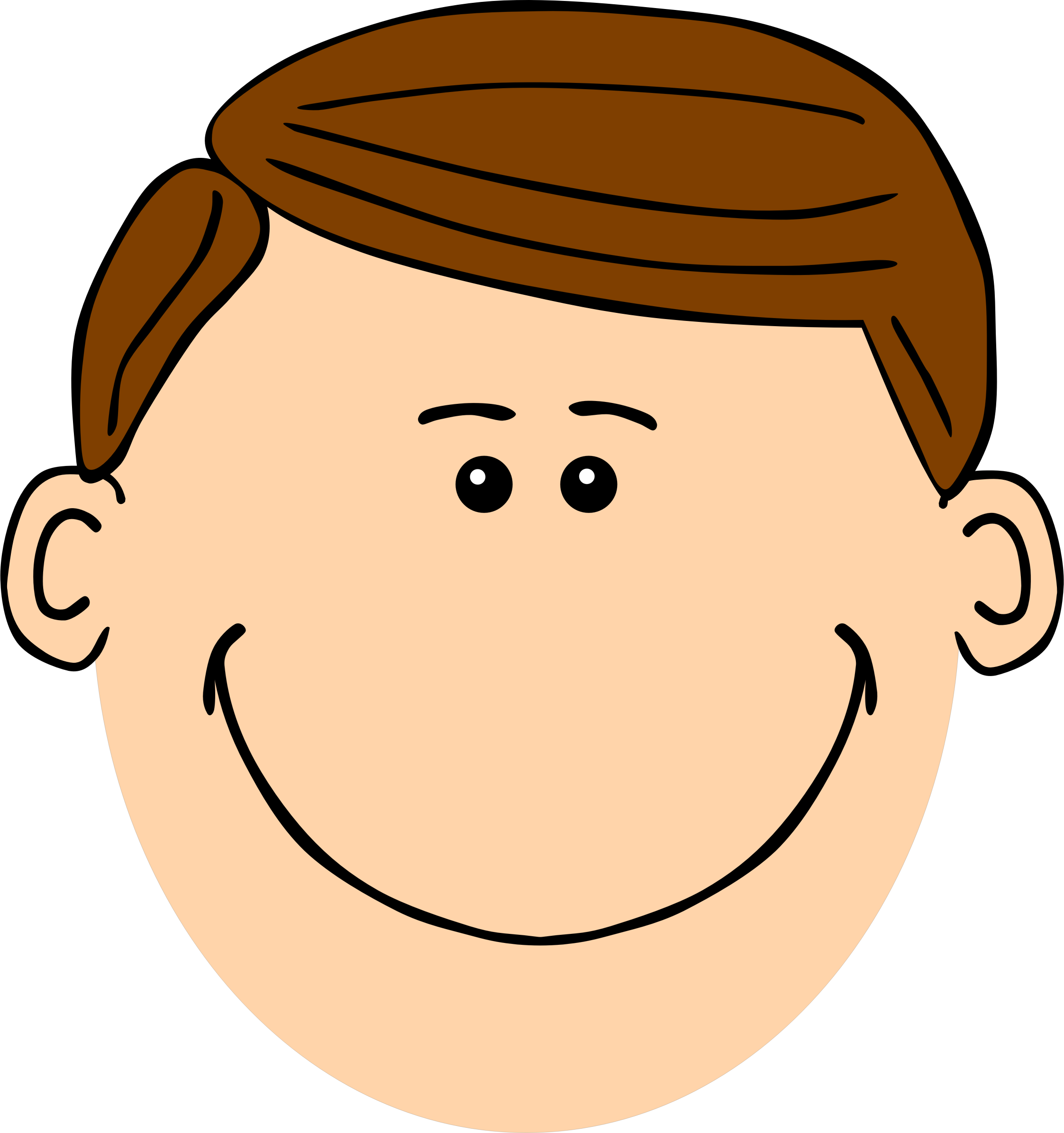 Father face clipart.