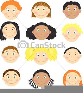 Free Clipart Of Kids Faces