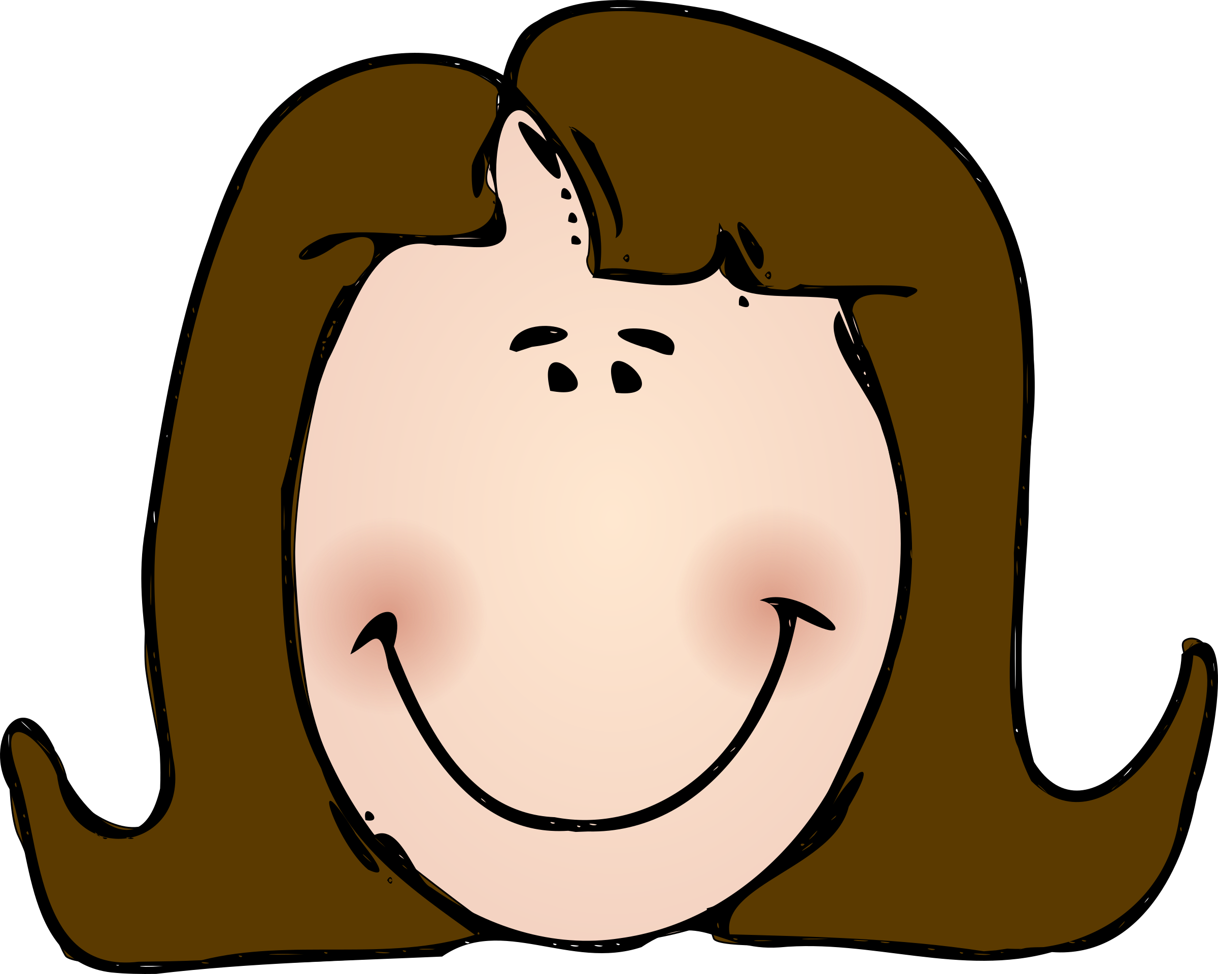 Face clipart mother.