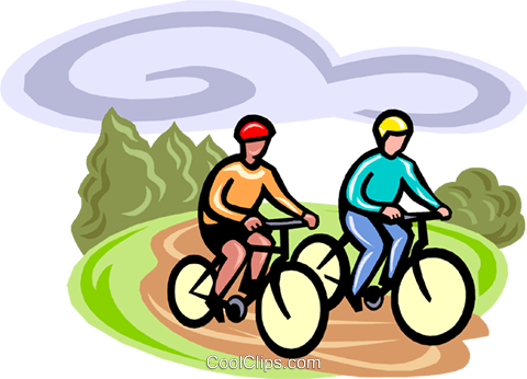Radfahren Vektor Clipart Bild