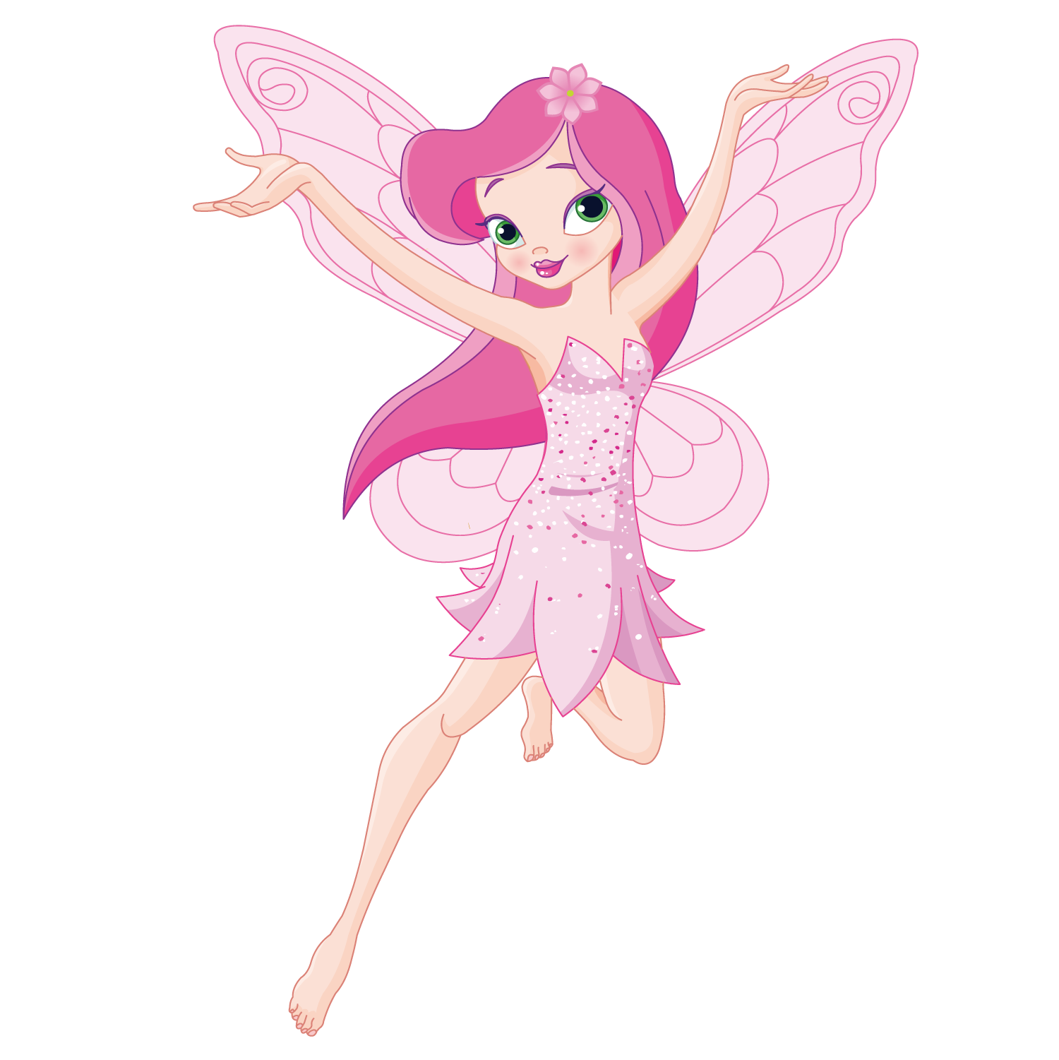 Fairy clipart flower fairy, Fairy flower fairy Transparent