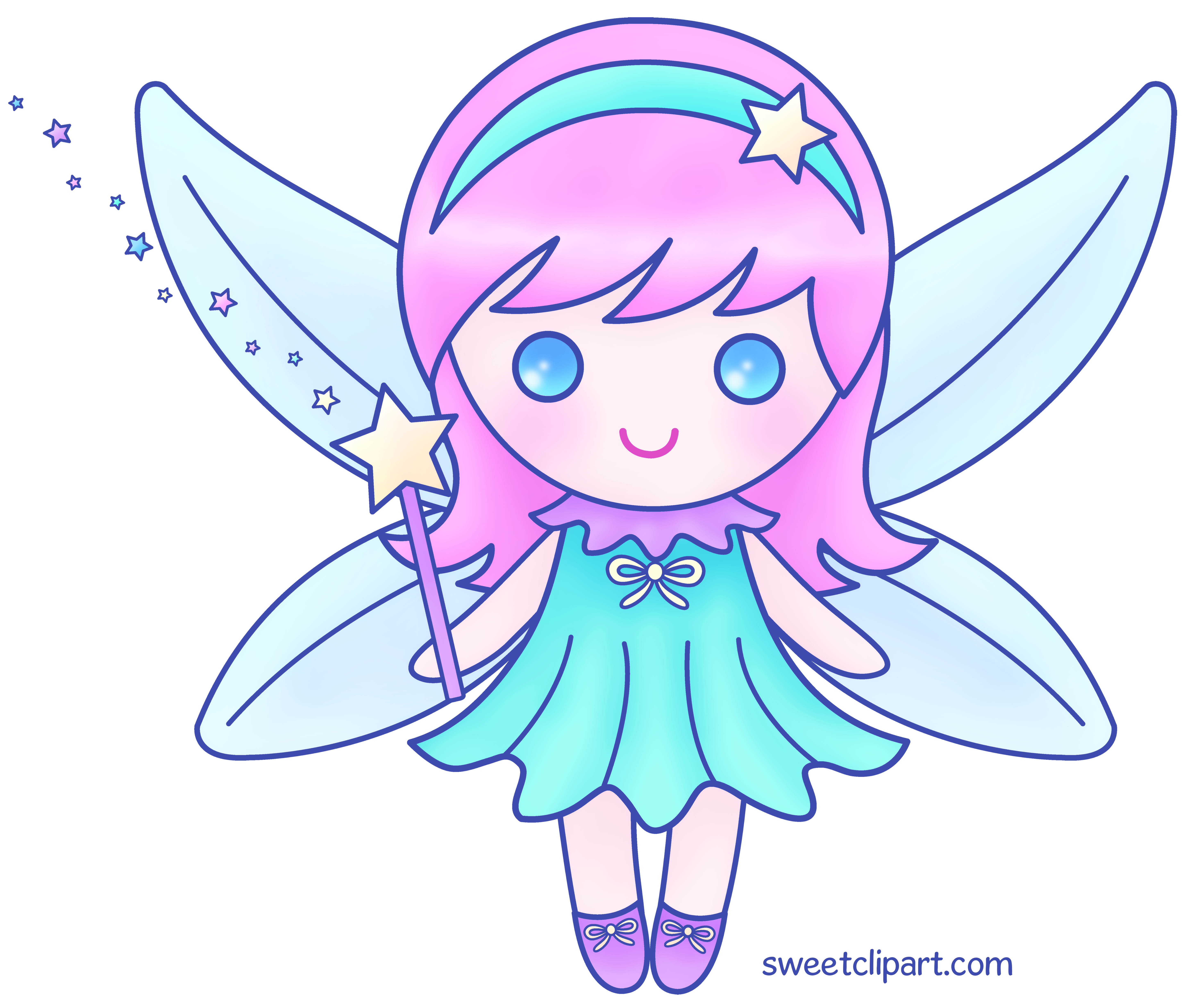 Cute pink fairy.