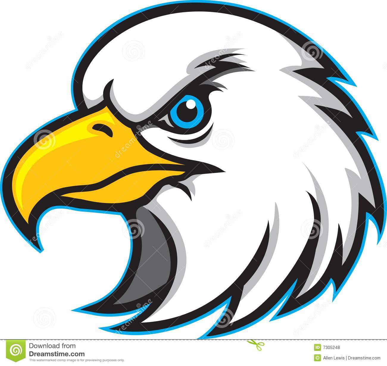 falcon clipart hawk mascot