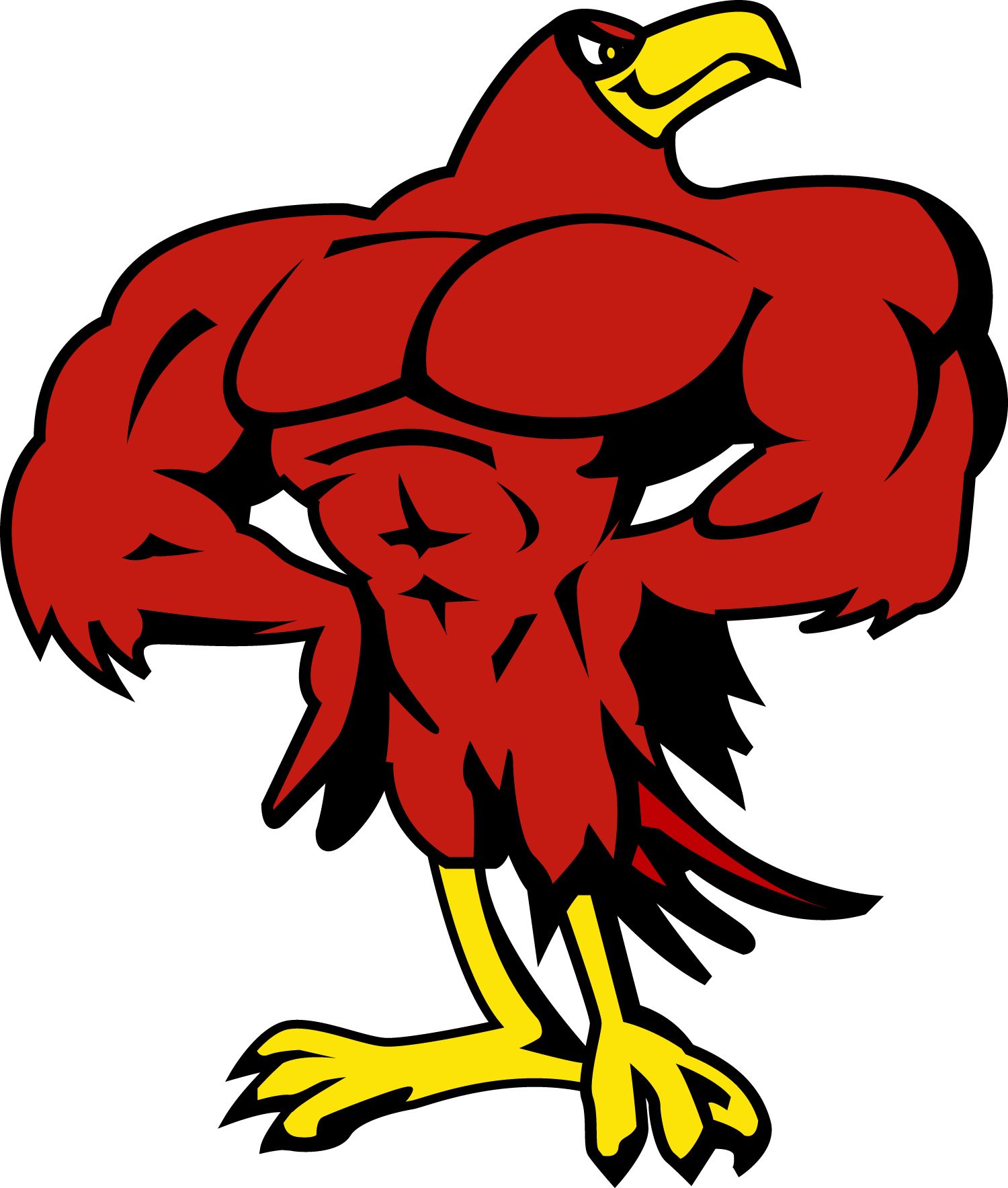 Falcon mascot 2019.
