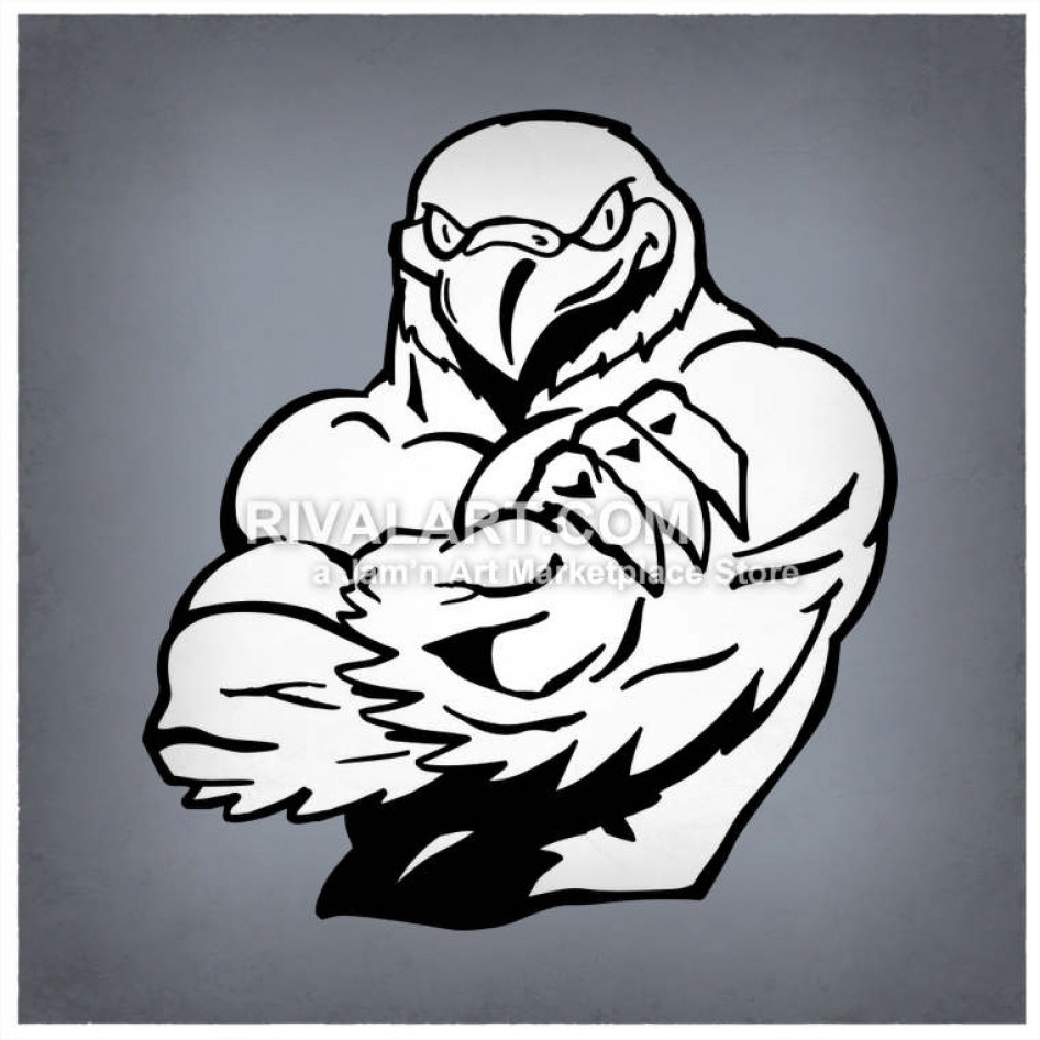 Tough Falcon With Muscles