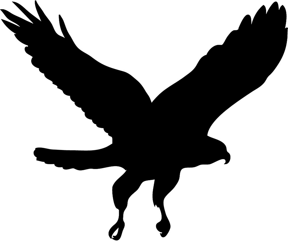 falcon clipart silhouette
