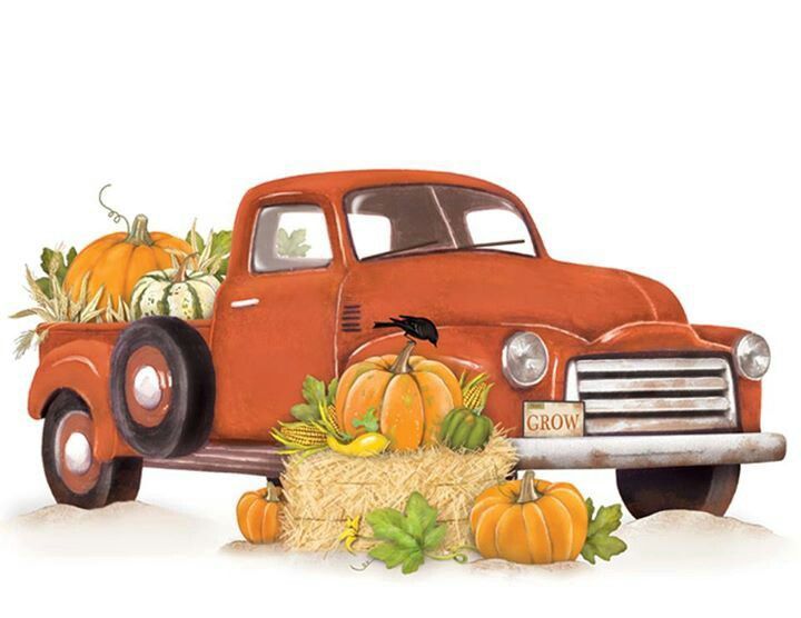 Pumpkin clipart truck.