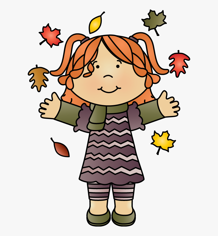 Fall clipart child.