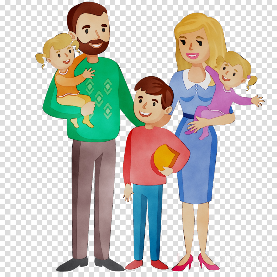 Family illustration clipart.