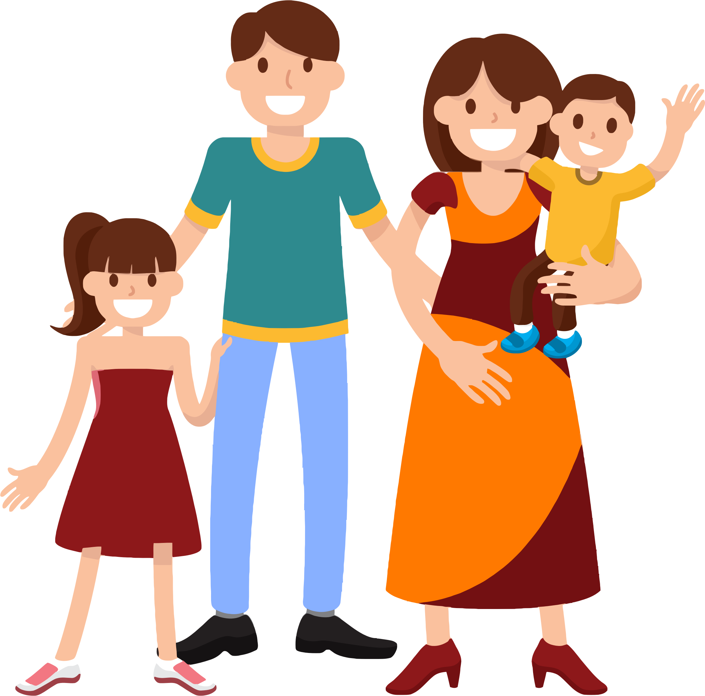 Family Smile Happiness Clip art
