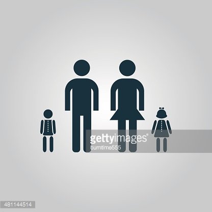 Simple family icon.