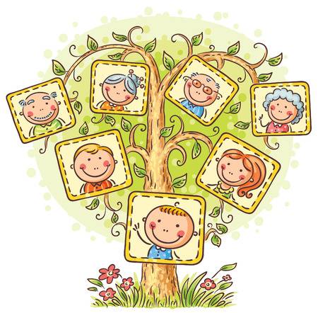 Family tree clipart for kids