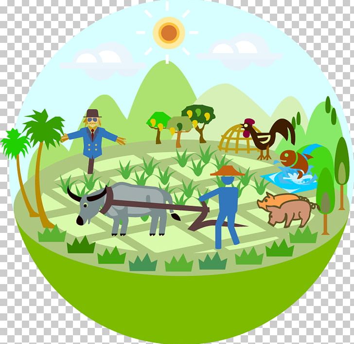 Conservation Agriculture Farmer Cartoon PNG, Clipart