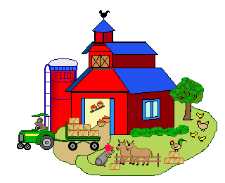 Farmer cartoon farm.
