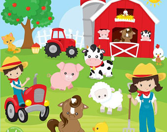 Clipart farm preschool.
