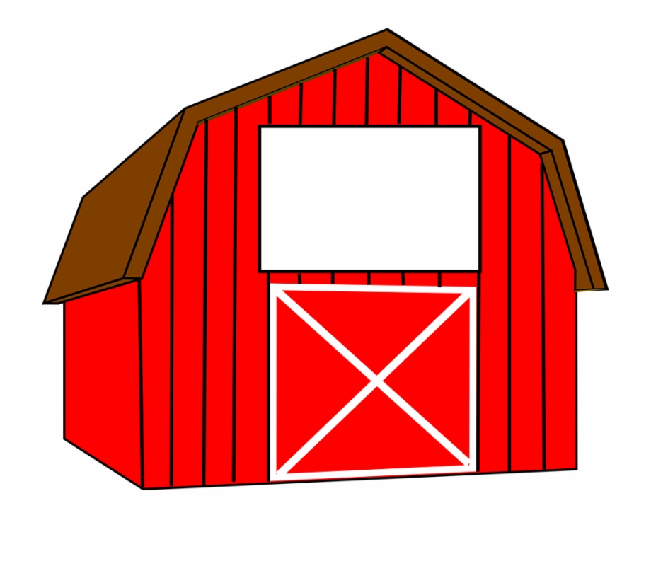 Clipart Farm Stable Clip Art Red Barn