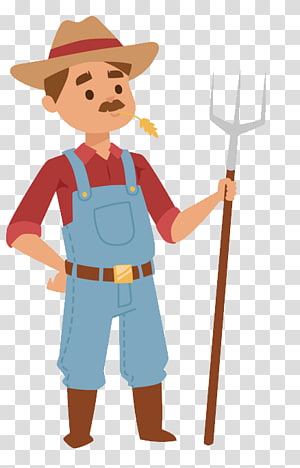 Farmer transparent background PNG cliparts free download