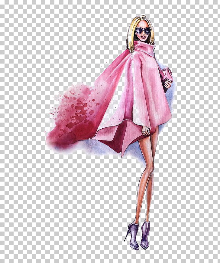 fashion clipart pink