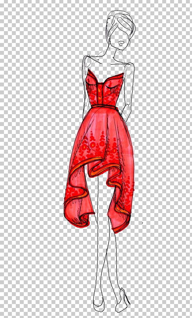 Fashion Illustration Drawing Dress Sketch PNG, Clipart
