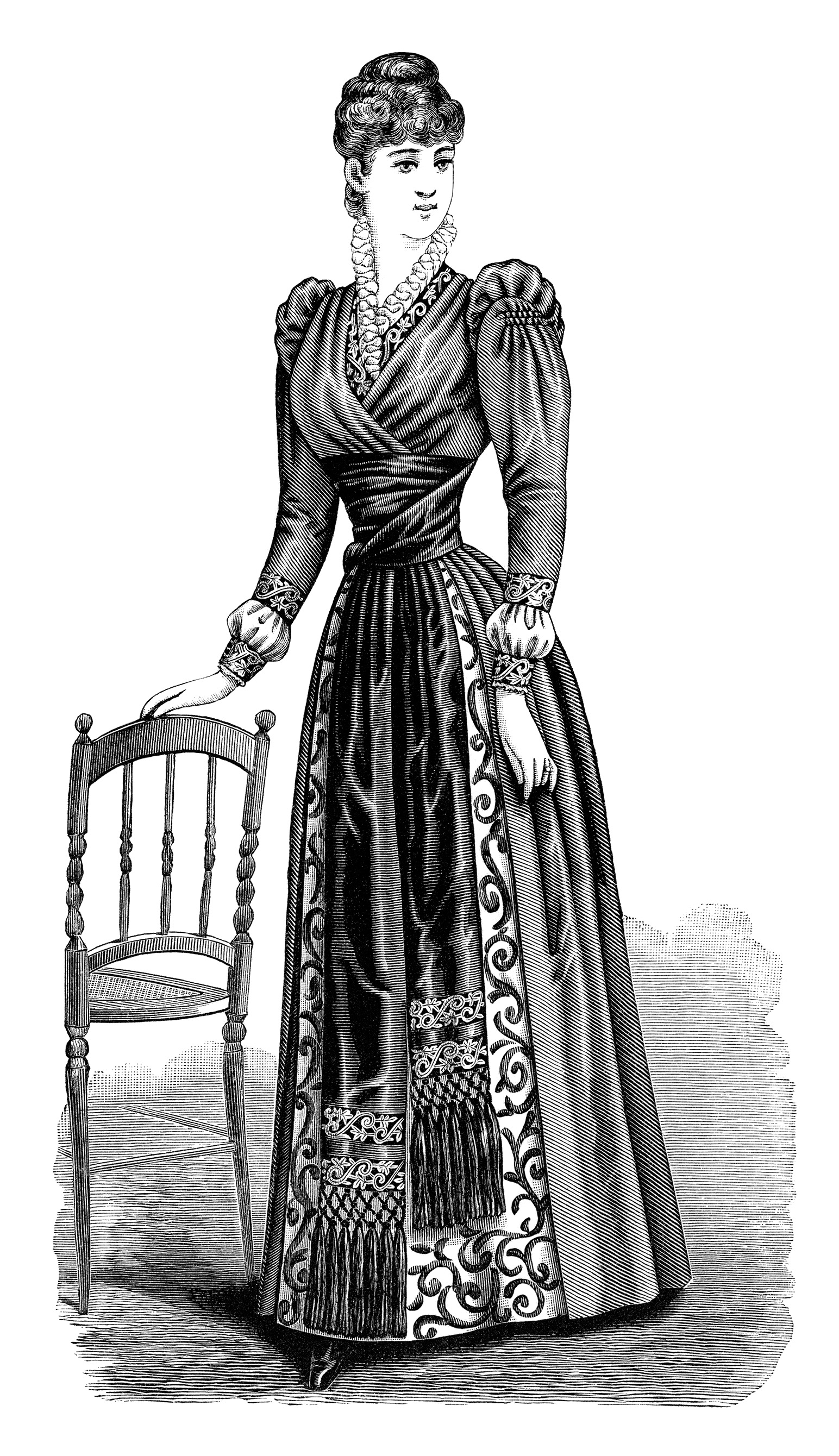Free Victorian Lady Clip Art
