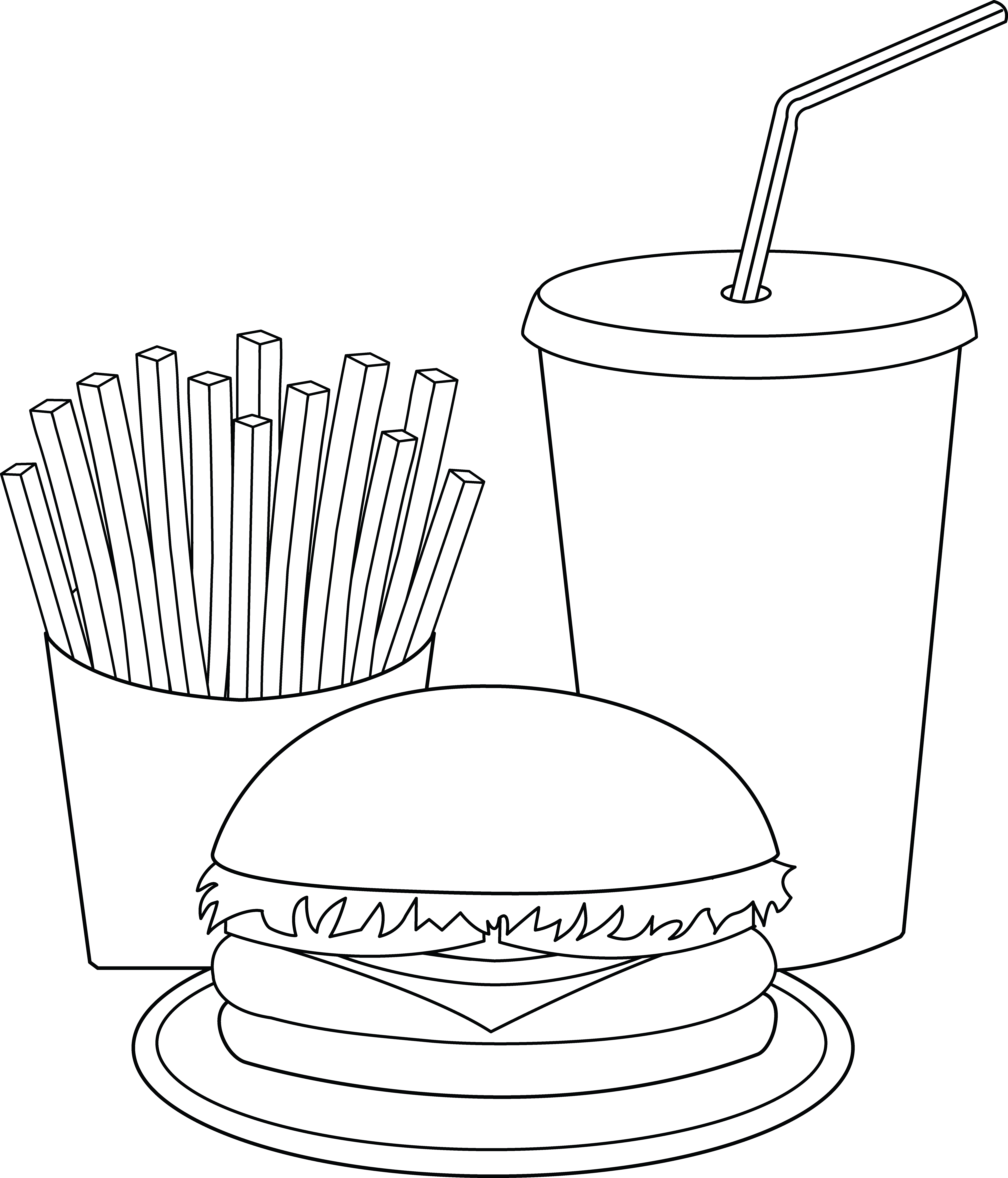 Fast food clipart.