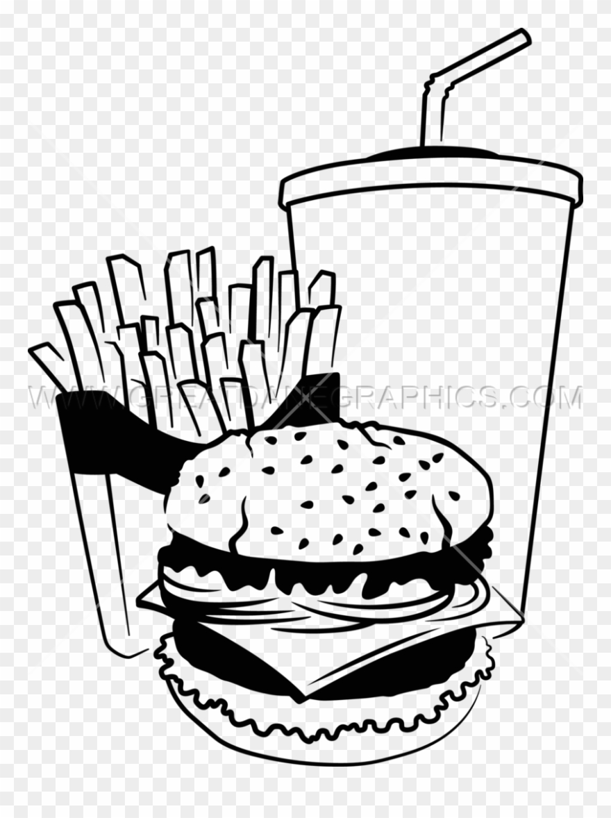 fast food clipart easy