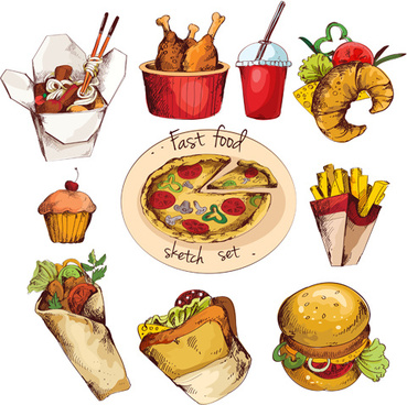 Food menu clip art free vector download