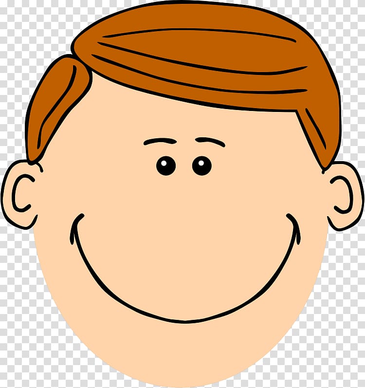 Father Face Cartoon , ginger transparent background PNG