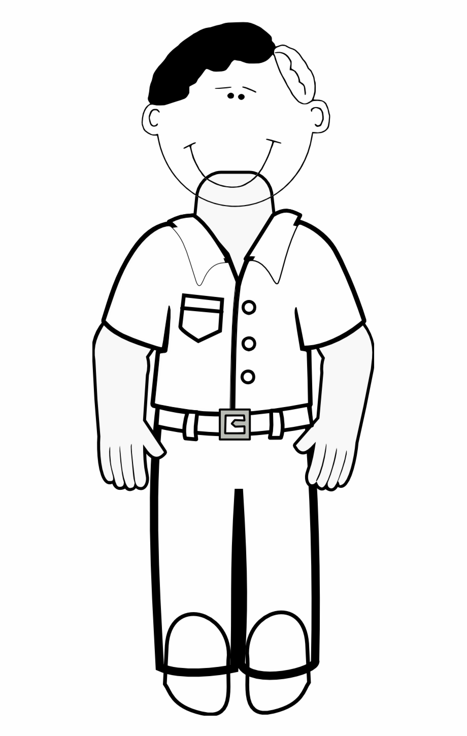 Clipart Of Father Black And White