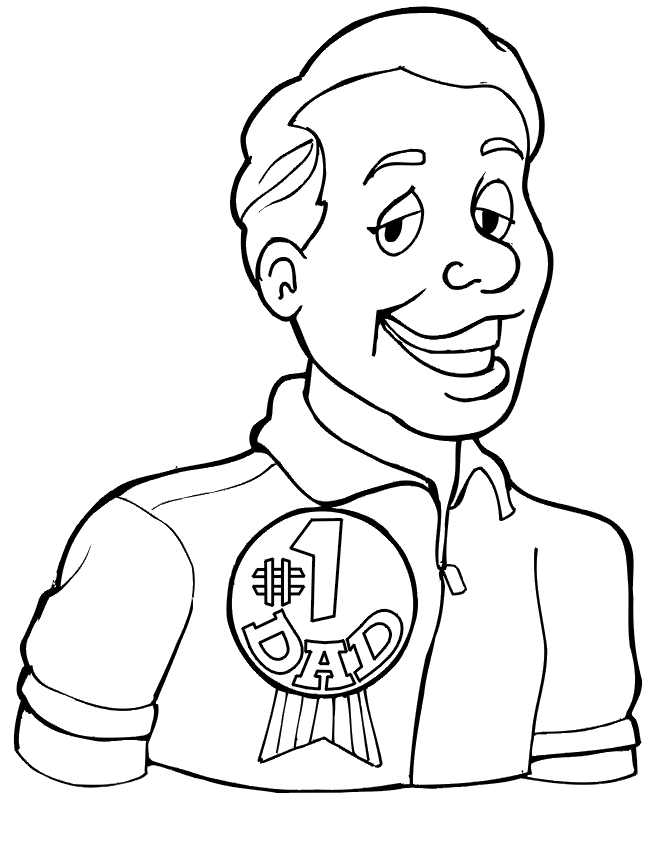 father clipart drawing