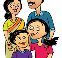 Indian father clipart.