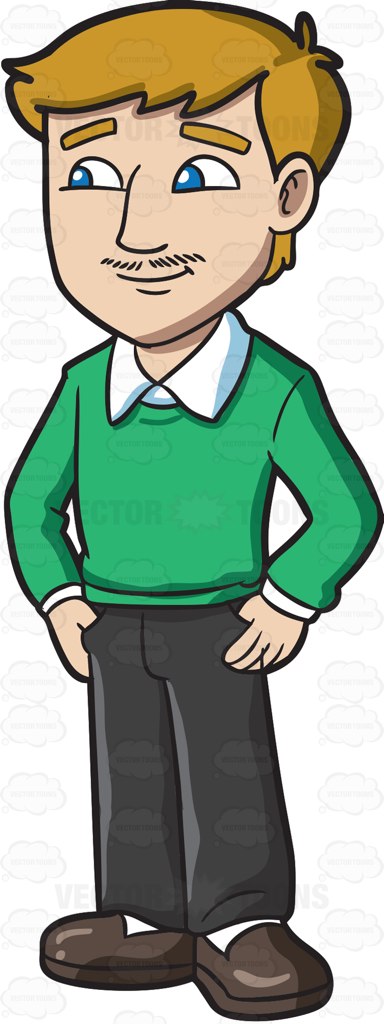 Father clipart illustration.