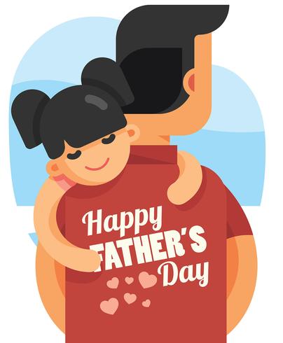 Happy Fathers Day Illustration