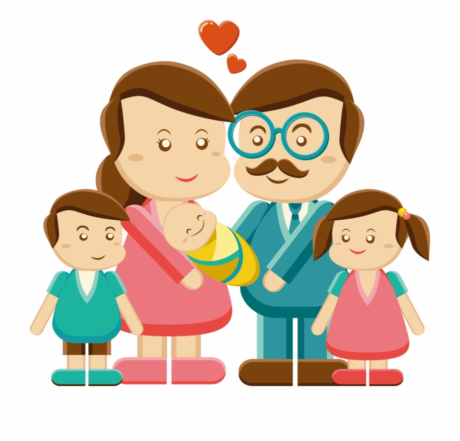 Father Mother Clip Art Vector Members To