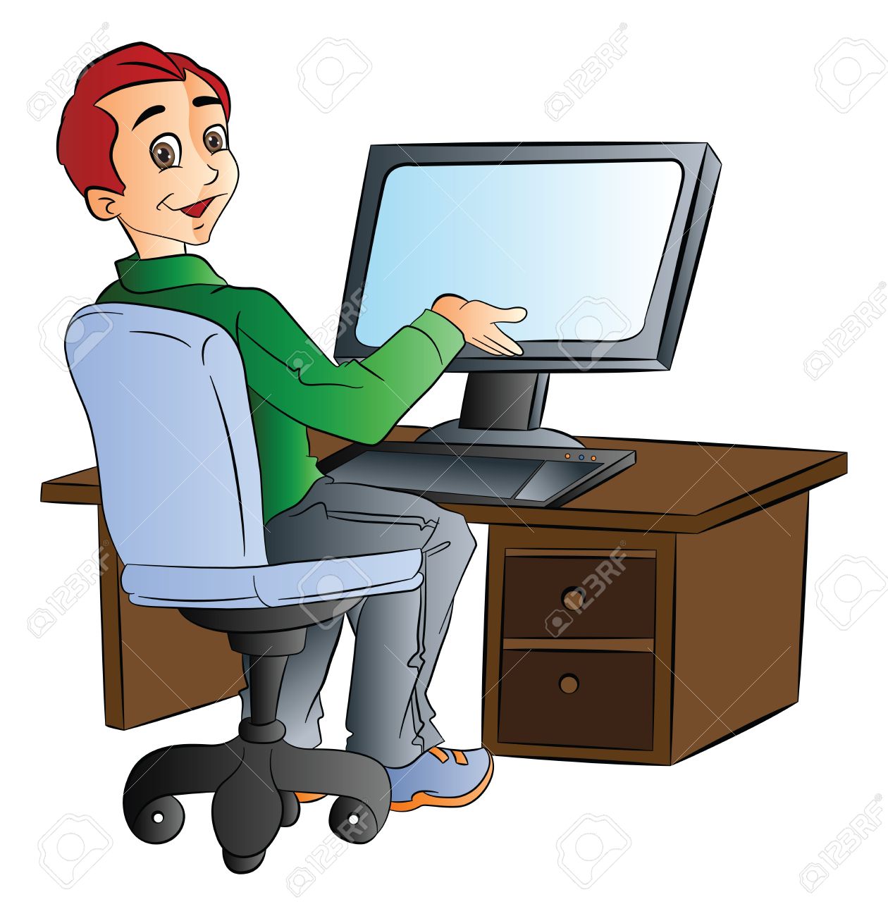 Working father clipart