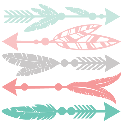 Arrows clipart feather.
