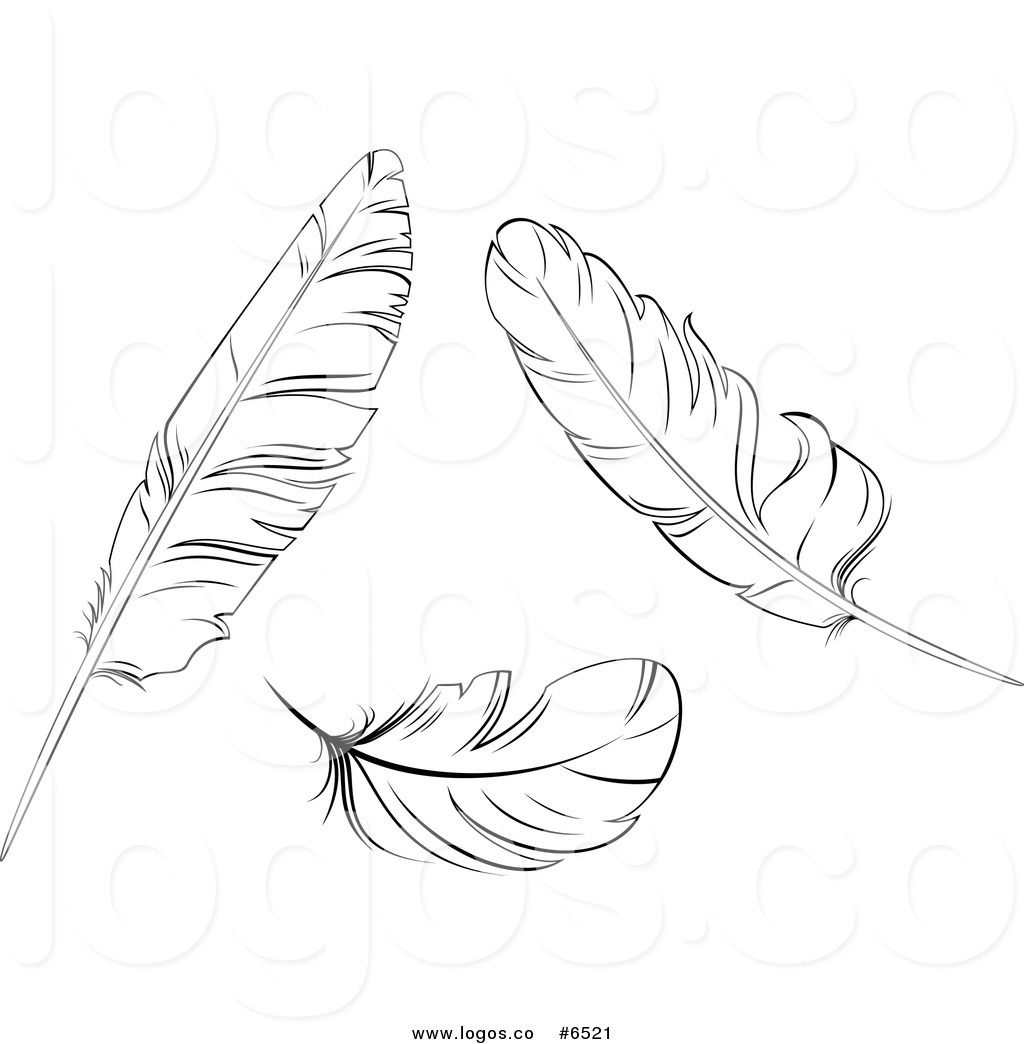 Royalty Free Clip Art Vector Logos of Black and White Bird
