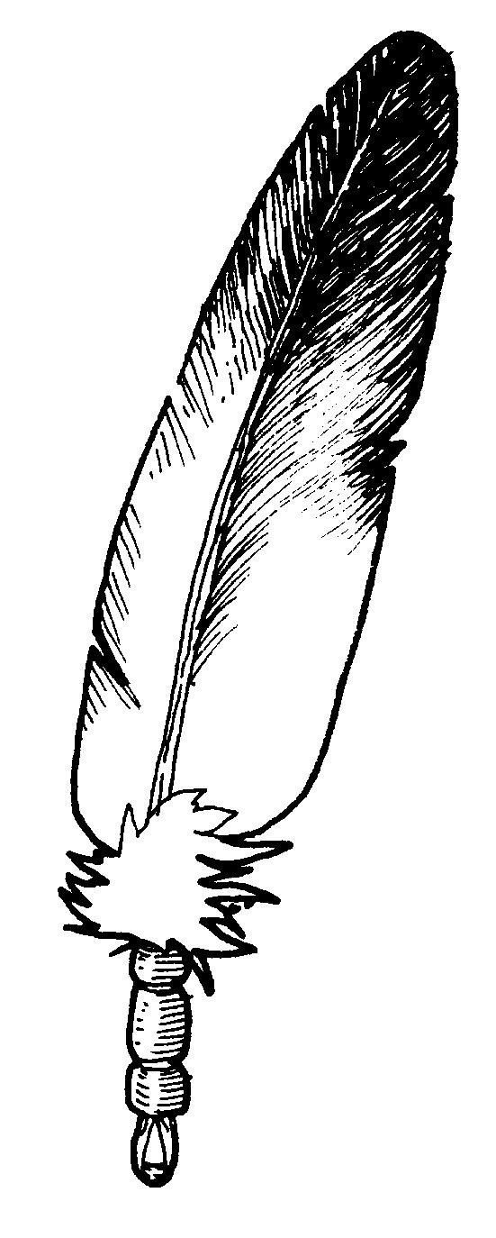 Indian eagle feathers.